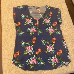 Express zipper blouse